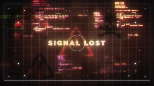 Signal Lost Trendy Hacking And Cybersecurity Words