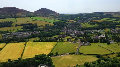 Melrose y Melrose Abbey en The Scottish Borders