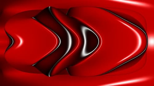 Background with Red Shaped Plasma, Reflection, Unique Design, Exclusive, 3D Render