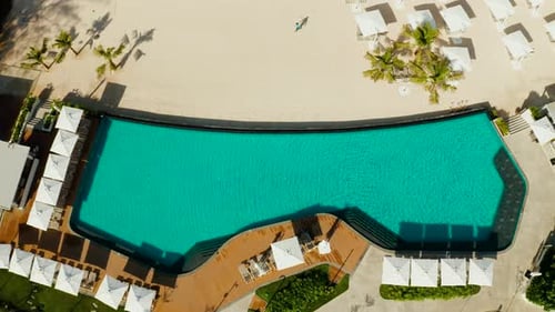 Swimming Pool with Sun Beds