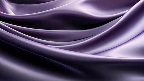 Luxurious, draped, purple silk fabric texture