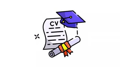 Animación de iconos Fresh Graduate