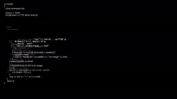 Programming Code Screen Animation for Software Development and ...