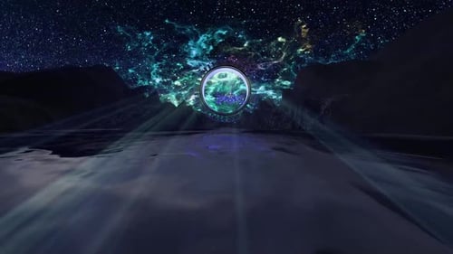 Futuristic Space Orb Logo Reveal