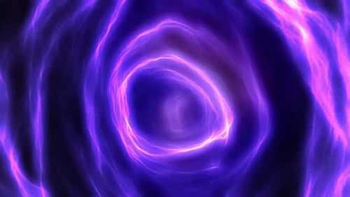 Abstract Cosmic Energy Tunnel Background Animation
