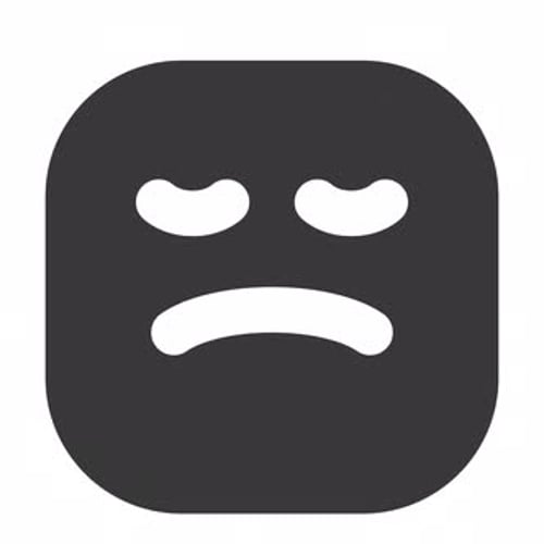 Animated Blinking Sad Face Emoji Icon