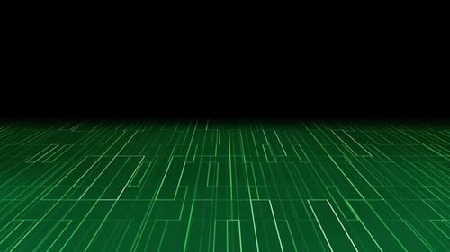 HD Artificial Intelligence Digital Grid Environment | Futuristic Technology Background Loop