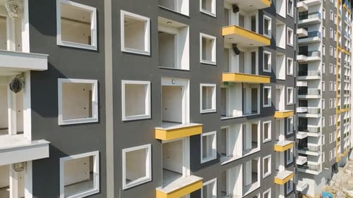 Aerial View Pillars of Progress Varied Techniques in Building Homes