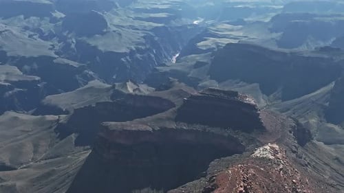 Cinematic Aerial Helicopter Footage of Grand Canyon National Park in Arizona