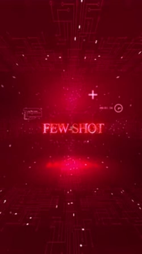 Few Shot Words In Ai On Digital Background