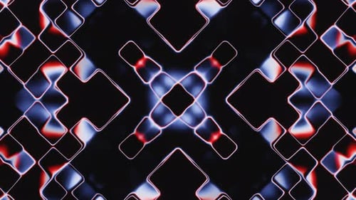 Farbenfrohe blinkende Quadrate Vj Loop