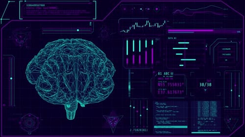 Animation of a Hightech Interface for Brain Research