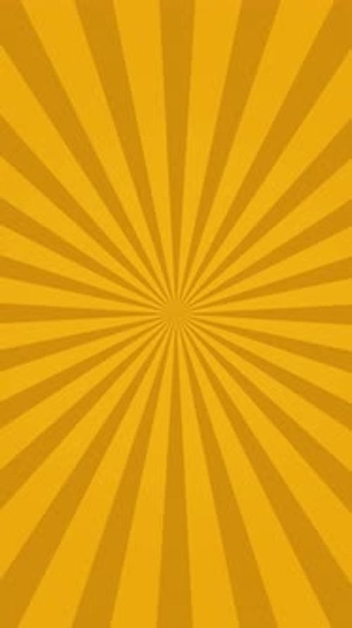 Yellow Stripes Background Rotating Abstract Backdrop Animation Vertical
