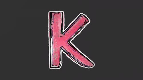 Grunge Letter Peel Reveal Animation