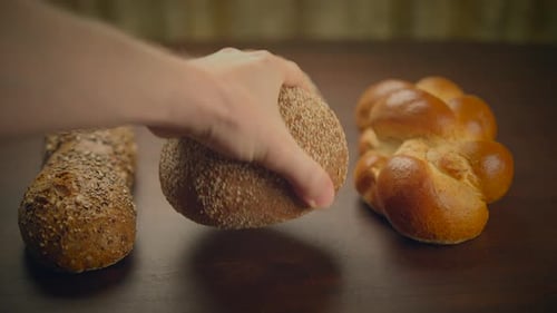 Tasty Delicious Bread Loaf Freshly Baked Homemade