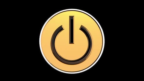 Power Button 3D Loop