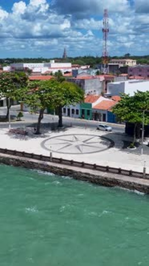 Muelle de Camocim en Camocim en Ceara, Brasil.