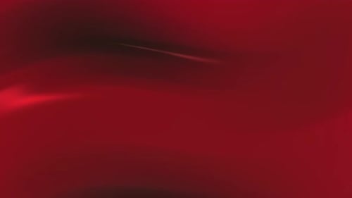 Smooth Red Fluid Waves Abstract Background Animation