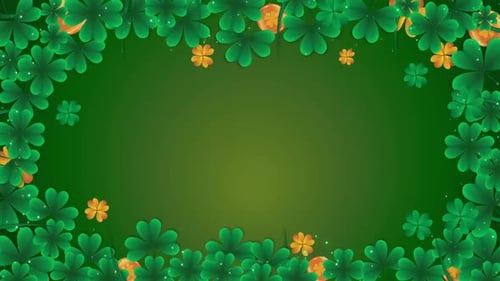 St Patricks Day Clover Background