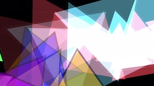 Dynamic Geometric Triangles Transition Reveal Animation