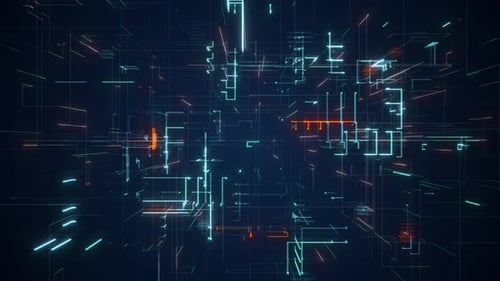 Technology Line Background