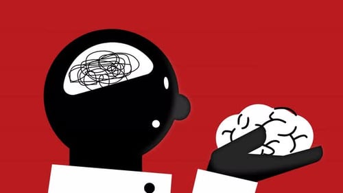 Flat Design Animation of Brain Switching for Clarity