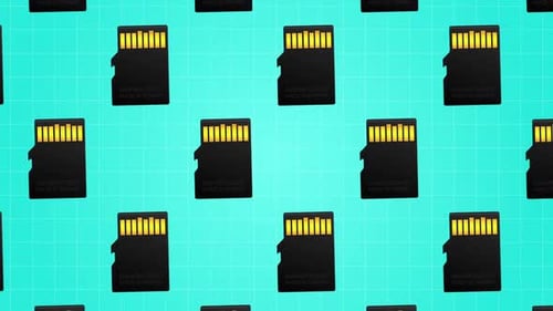 SD Memory Card Background