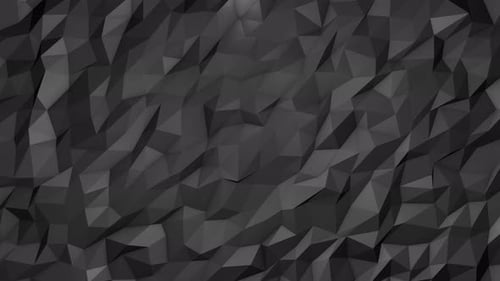 Animated Dark Polygonal Geometric Abstract Background