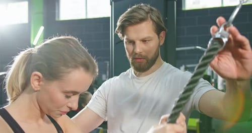 Good Result Cropped View of the Strong Healthy Tired Women Doing Push Ups While Training Arms with