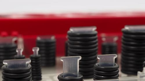 Rubber gaskets for plumbing.