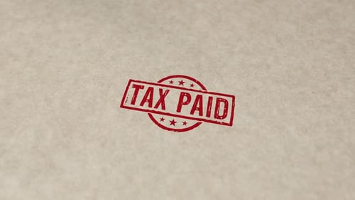 Timbre et estampillage payés