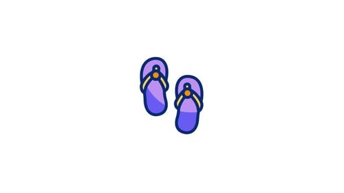 Flip Flops Animated Icon