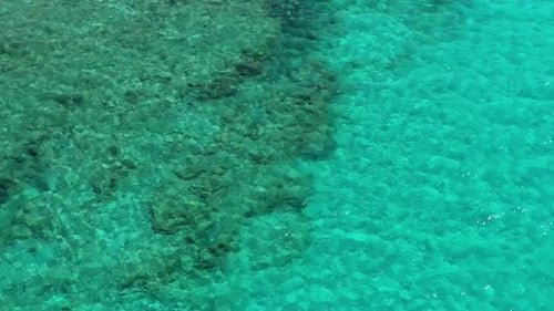 Crystal clear waters in Balos, Chania, Crete, Greece
