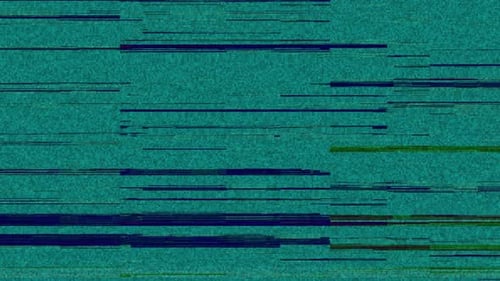 Glitch Effect Digital Noise Horizontal Lines Abstract Loop