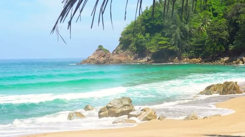 Natur, Sommer, Strand, Wellen, Wasser