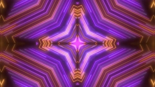 Neon Tunnel Background