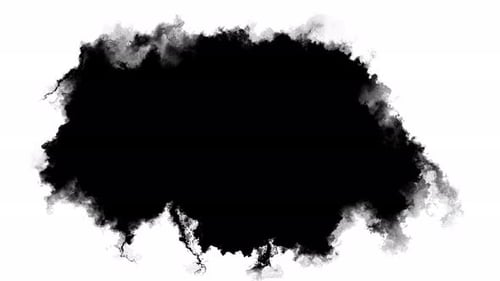 Organic Spreading Ink Blot Reveal Transition