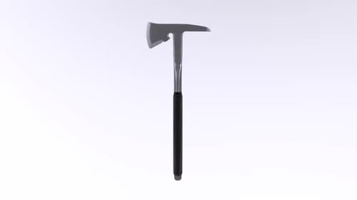 Tomahawk Weapon 3d object rotating loop