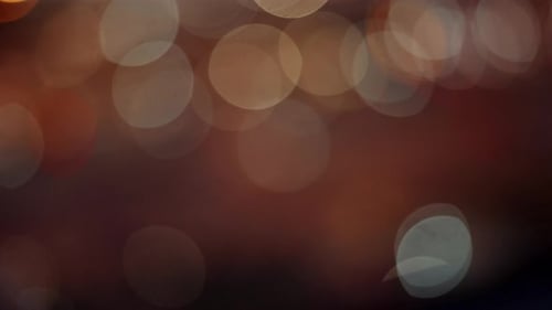 Beautiful Bokeh on Night Background with Blurry Lights Lights of City Traffic