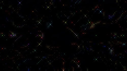 abstract bright light energy 4K of smooth lines waves glittering light effect on black background