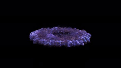 Abstract Purple Energy Burst Reveal