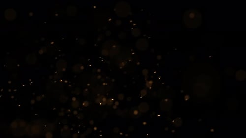 Embers Sparks Particles Loop Overlay With Transparent Background Alpha Channel 03