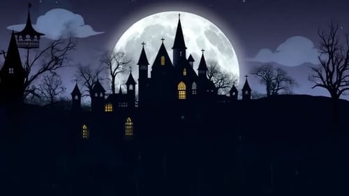 Animated Halloween background