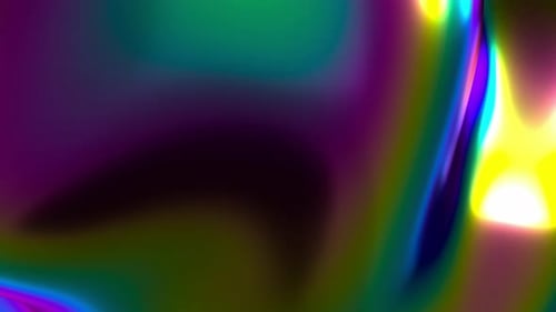 Fluid Abstract Background with Neon Glowing Colors