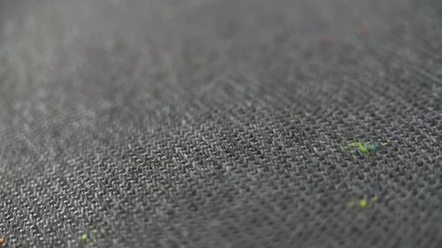 Macro Shot of Gray Woven Fabric