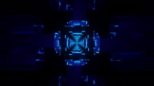 Vibrant and Dynamic Neon Disco Pattern Pulsing in a Continuous VJ Loop for Immersive Displays