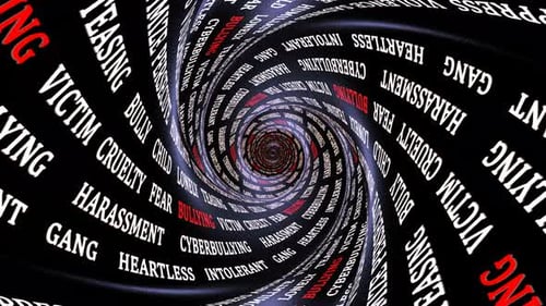 BULLYING Keywords on the Tunnel Wall, Loopable