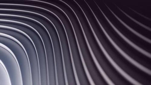 Abstract Wavy Lines Smooth Flow Background