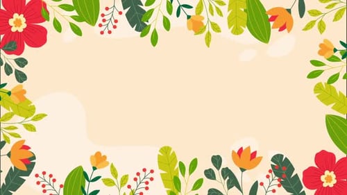 Spring Frame-Hintergrund