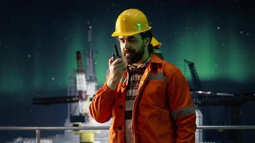 Providing Operational Updates Global Oil Crisis and Offshore Platform Engineer